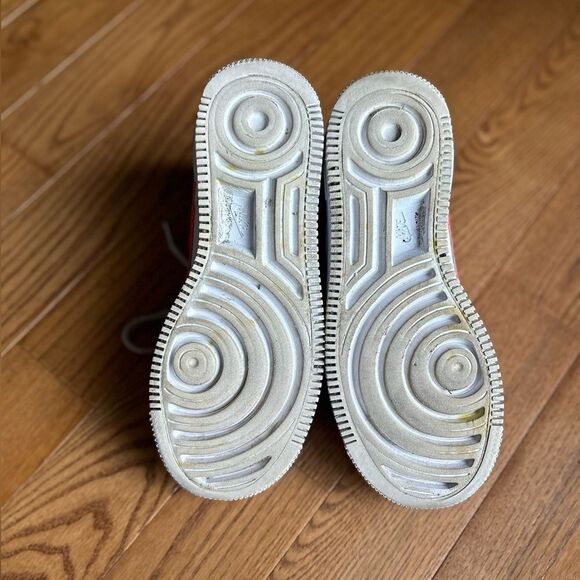 Nike Air Force 1 Shadow White/Solar Red - Picture 8 of 9